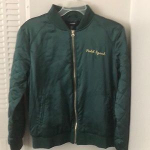 Green & Gold forever 21 jacket
